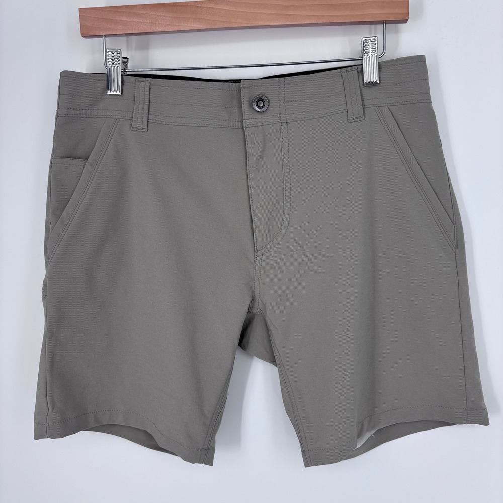 KUHL Shift Amphibia Shorts Mens 32 Grey Hiking Outdoor Performance Utility Swim